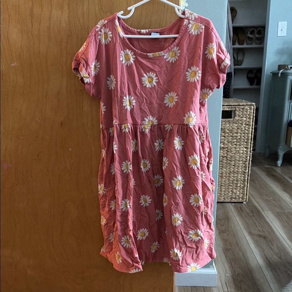 Floral Pink Kids Dress